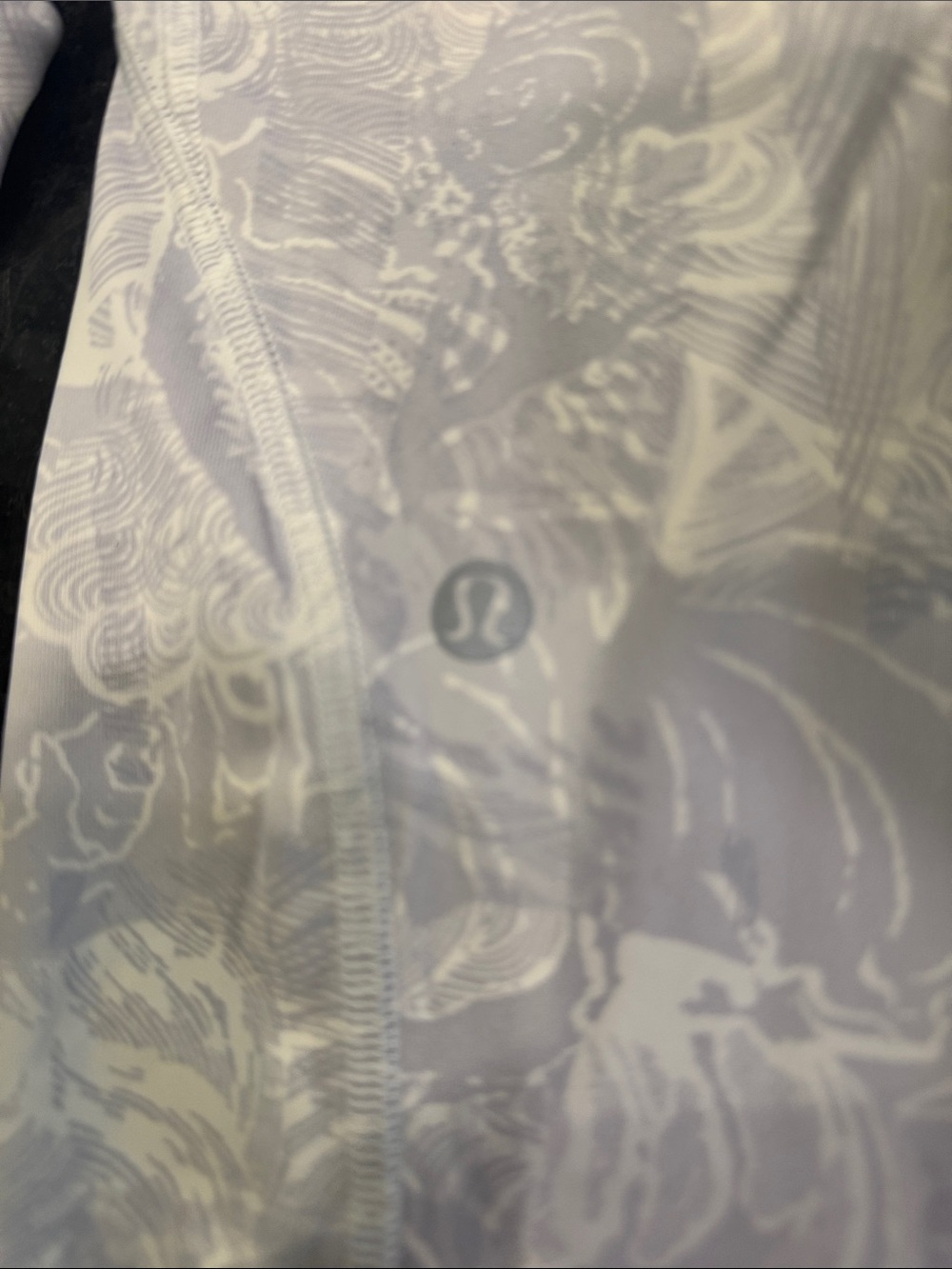 lululemon athletica Lavender Floral Print Leggings